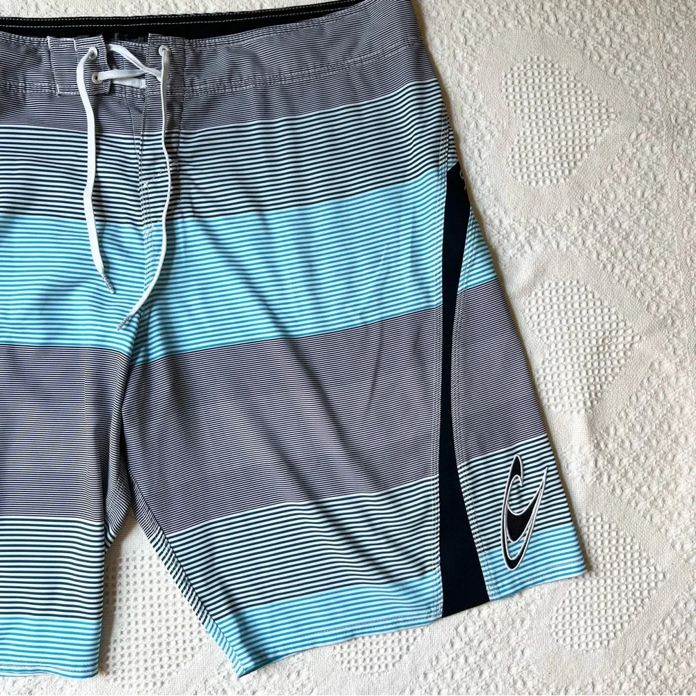 ONeill Boardshorts Swim Trunks Mens 42 Blue Superfreak Drawstring Surf Beach